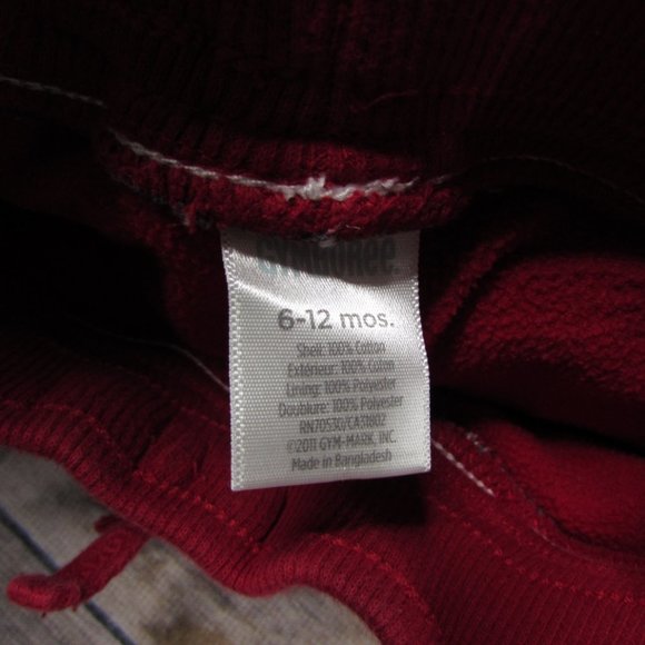 Gymboree Pirate Adventure Red Fleece Lined Cargo - Picture 2 of 3
